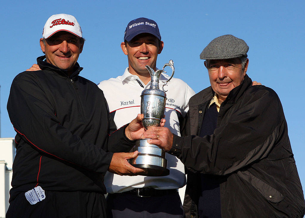Bob Rotella Padraig Harrington Bob Torrance Claret Jug